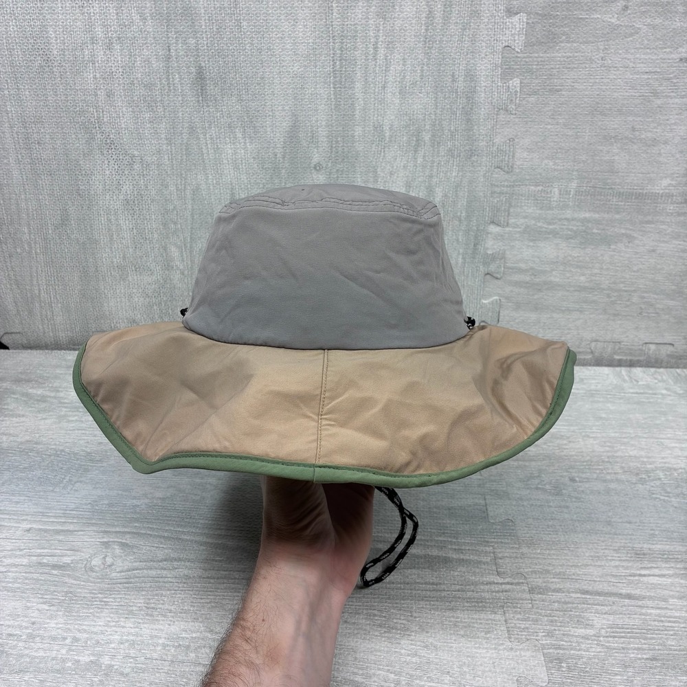 Marmot Sun Hat Wide Brim Adult Hiking‎ Fishing Gray Tan Green M/L Boonie